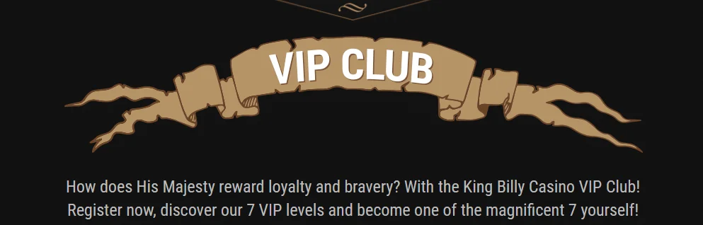 vip program at King billy